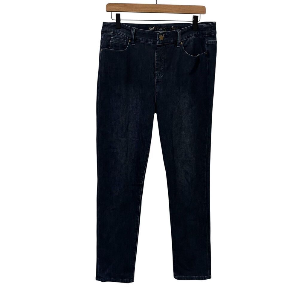 Soft Surroundings Jeans Womens Medium Dark Wash Skinny Stretch Style 2JM064
